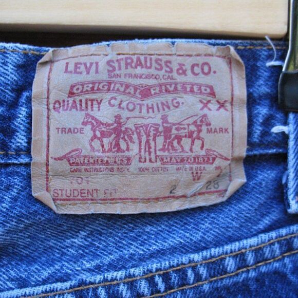 Vintage 80s 701 Student Fit Jeans - Picture 7 of 8